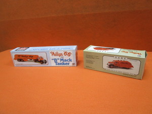 (2) Phillips 66 Diecast Trucks
