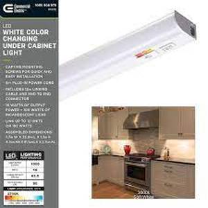 lot 190 image: Set of 2 Commercial Electric Plug-In 36 inch Linkable LED Undercabinet Light Task Under Counter-1 Complete 1 Light Only