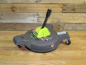 lot 155 image: Ryobi 12 in. 3100 PSI Electric Pressure Washer Surface Cleaner with Caster Wheels