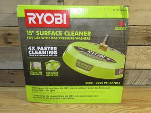 lot 157 image: Ryobi 15 in. 3300 PSI Surface Cleaner for Gas Pressure Washer-Some Signs of Wear