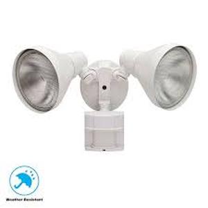 lot 76 image: Defiant 180 Degree Motion Sensor White Outdoor Security Light