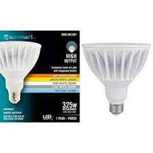 lot 81 image: EcoSmart 325-Watt Equivalent PAR38 Dimmable Flood LED Light Bulb with Selectable Color Temperature (1-pack)