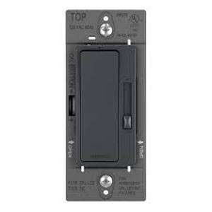 lot 85 image: Legrand radiant 450-Watt Single Pole3-Way LEDCFLIncandescent Dimmer, Graphite