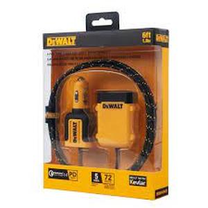 lot 88 image: DEWALT 5-Port Front and Back Seat Mobile USB PD Charger