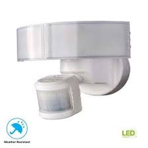 lot 72 image: Defiant 2050 Lumen 180-Degree LED Motion Activated White Outdoor Security Flood Light