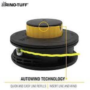 lot 135 image: Rino-Tuff Universal Fit Pivotrim Autowinder Replacement Bump Feed Head for Gas and Select Cordless String Grass TrimmerLawn Edger