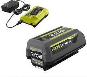 lot 151 image: RYOBI 40-Volt Lithium-Ion 4.0 Ah Battery & Charger