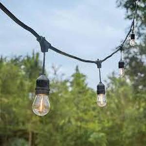 lot 223 image: Hampton Bay 6-Light 12 ft. IndoorOutdoor Plug-In Single Filament LED Bulbs