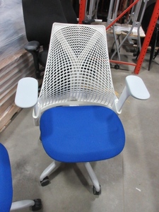 lot 742 image: HERMAN MILLER SAYL ADJUSTABLE CHAIRS