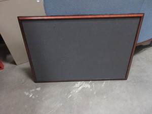 lot 760 image: FRAMED CORK BOARDS AND AN END TABLE