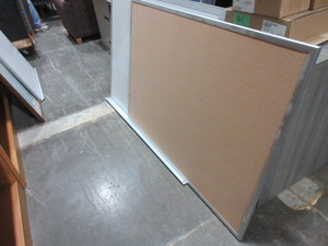 lot 807 image: QUARTET CORK BOARD AND WHITE BOARD