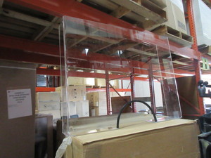 lot 818 image: TABLE TOP VIRUS BARRIERS