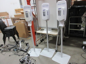 lot 822 image: PURELL HAND SANITIZER, FREE STANDING UNITS