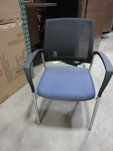 lot 835 image: KIMBALL JOYA ARM CHAIRS - STACKABLE