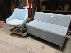 lot 837 image: COMMON AREA FURNITURE GROUPING