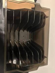 lot 96 image: New Plastic Desk Top File Holder, 3 Plastic File Folders, and 10 Smead Expandable File Folders  (Plastic Folder Colors May Vary from picture.)