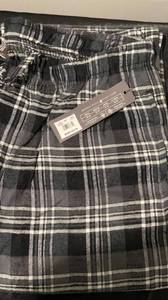lot 58 image: NWT Mens Beverly Hills Polo Club Flannel Pajama Pants Size Small (SM)