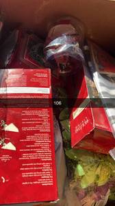 lot 106 image: Overstock Amazon Box Full of Christmas Decor