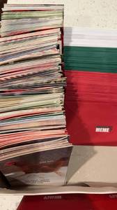lot 154 image: Open Box Boot Shoe Box FULL of What Do You Meme Holiday Cards and Envelopes