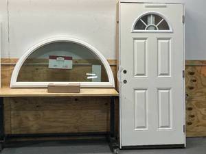 lot 9 image: Pre-Hung Door with Arched Window