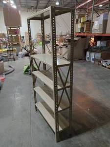 36 x 12 x 75 - 5 shelf rack - Tan