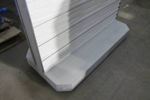 Rolling StorageDisplay Wall - Multi Sided - Heavy Duty - Retail or Home