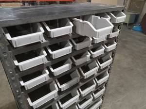 33 x 16 x 63 - Parts Organizer - 9 shelves - 36 Bins Total