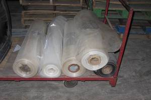 5 Rolls of Thick Mil Plastic Sheeting Covering