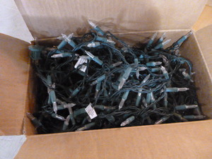 lot 86 image: Box of Christmas Tree Lights