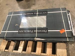 7 Boxes of MSI Ader Botticino 24 in. x 48 in. Polished Porcelain Stone Look Floor and Wall Tile (16 sq. ft.Case)   Customer Returns See Pictures