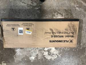FLEXIMOUNTS 36 in. W x 24 in. D Steel Garage Wall Shelf in Black (4-Pack) Customer Returns See Pictures