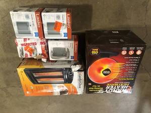 Lot of Assorted Heaters Various Models and Conditions   Customer Returns See Pictures