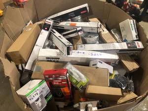 Gaylord of Mixed Assorted Tools and Hardware Various Models and Conditions  Customer Returns See Pictures