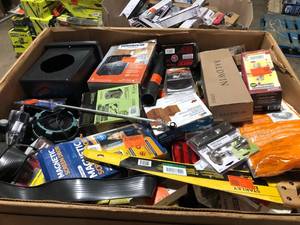Gaylord of Assorted Tools, Hardware and Misc. Items Various Models and Conditions  Customer Returns See Pictures