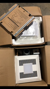 Lot of 2 Bathroom Ventilation Fans Various Models and Conditions Customer Returns See Pictures
