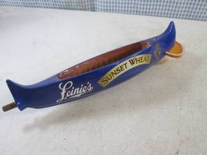 lot 17 image: (FS) Leinies Sunset Wheat Beer Tap Handle 13 12