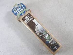 lot 33 image: (FS) Barley Johns Wild Brunette Wild Rice Brown Ale Beer Tap Handle 11