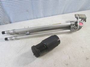 lot 56 image: (EW4) Focal MC Auto Zoom Camera Lens and Vintage Tripod