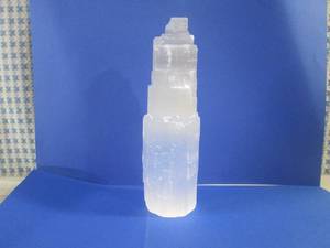 lot 108 image: (CNTR) 6 Raw Selenite Tower...