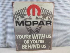 lot 111 image: (FS) Mopar Tin Sign - New In Plastic Wrap - 11 12 x 16