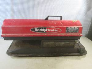 lot 151 image: (EW3) Reddy Heater 40,000 BTU Torpedo Heater - Has Fuel In Tank