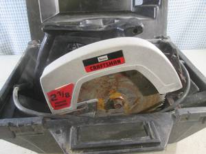 lot 152 image: (D-2) Craftsman 7 12 Circular Saw with Case - Works