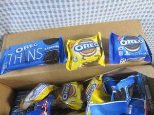 lot 173 image: (B-1) Box of 56 Oreo Cookie Variety Packs Best by Oct 2023