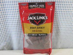 lot 248 image: (B-2) Jack Links Family Size Bag Original Beef Jerky Best by Oct 2023