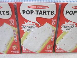 lot 257 image: (B-2) 3 Boxes Frosted Strawberry Pop-Tarts 8 per Box Best by Apr 2024
