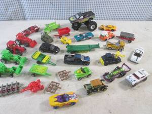lot 275 image: (BSB) Assorted Toy Cars Tractors Etc