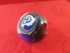 lot 298 image: (CNTR) Large 1 12 Handmade Artist Marble