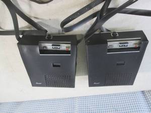 lot 314 image: (BS) 2 Vintage Norelco Cassette Decks with Cases