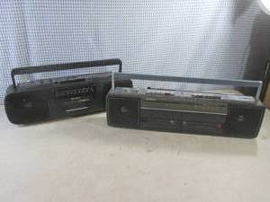 lot 326 image: (F-0) 2 Sony Boom Boxes - Untested...