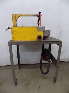lot 1 image: 1 Belt Sander with Steal Stand & Vac